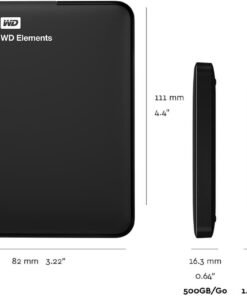 WD Elements WDBU6Y0030BBK-WESN 3TB USB 3.0 portable HDD