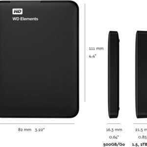 WD Elements WDBU6Y0030BBK-WESN 3TB USB 3.0 portable HDD