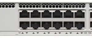 Cisco Catalyst 9200L 24-port PoE+ switch with 4x 1G uplinks, supporting Network Essentials for secure and scalable enterprise networking.
