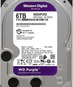 Western Digital WD64PURZ Purple 4TB surveillance hard drive for CCTV DVR NVR