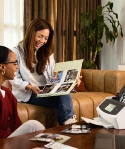 Fujitsu ScanSnap iX1600 Document Scanner 8 ScanSnap iX1600 Photo and Document Scanner, Wireless or USB, High-Speed, Cloud Enabled, Large Touchscreen, Auto Document Feeder, Mac or PC, White