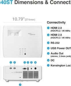 Optoma ZH340ST Short Throw Laser Projector 8 71C2PIiTaiL. AC SL1500