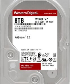 Western Digital WD80EFZZ Red Plus 8TB NAS hard drive for RAID storage