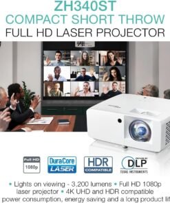 Optoma ZH340ST Short Throw Laser Projector 9 71L6D7p5fL. AC SL1200