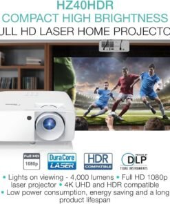 Optoma HZ40HDR Laser Full HD Projector 11 71UMWBIYL. AC SL1200