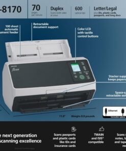 Fujitsu fi-8170 – High-Speed Duplex Document Scanner 70ppm 8 71g8DgF9a8L. AC SL1500