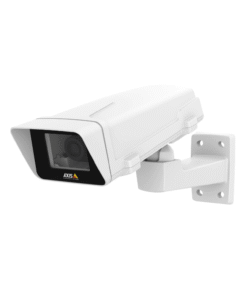 AXIS M1135-E MK II outdoor fixed box camera with IP66 weather protection and IK10 casing.