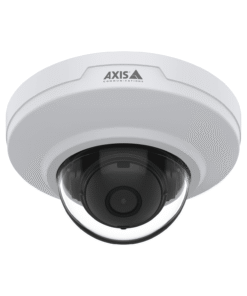 AXIS M3066-V 4MP indoor mini dome camera with wide-angle lens and IK08 casing.