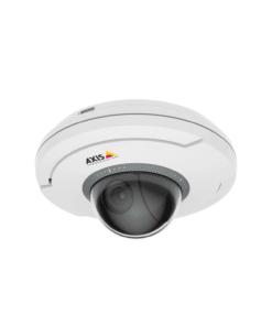 AXIS M5075-G compact indoor PTZ camera with 1080p resolution and 5x optical zoom.