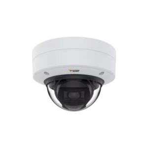 AXIS P3245-LVE 4K dome network camera installed outdoors