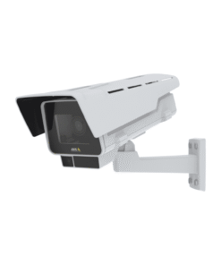 Axis P1377-LE outdoor network camera with 5MP resolution and 8-50mm lens.
