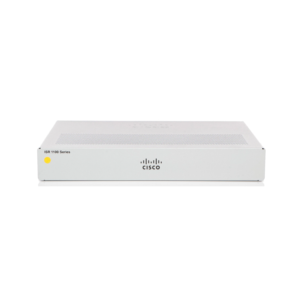 Cisco C1121-4P Integrated Services Router Front View with 4 LAN Ports Business Network Device