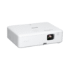 Epson CO-W01 3LCD portable projector setup for streaming on large screen