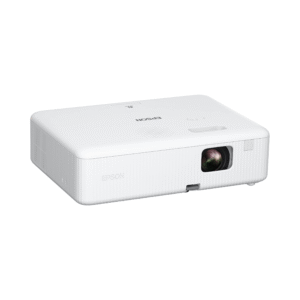 Epson CO-W01 3LCD portable projector setup for streaming on large screen