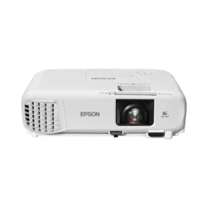 Epson PowerLite W49 projector with 16:10 WXGA resolution and ceiling mount for bright classrooms and offices