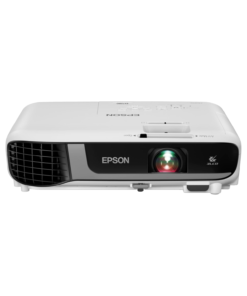 Epson Pro EX7280 projector set up in office showing bright WXGA presentation visuals