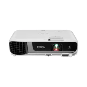 Epson Pro EX7280 projector set up in office showing bright WXGA presentation visuals