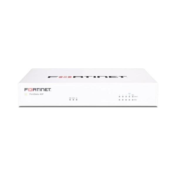 FORTINET FortiGate-40F Firewall Appliance - 5 Gigabit Ethernet RJ45 Ports, Ideal for Small Businesses (Appliance Only, No Subscription) (FG-40F)