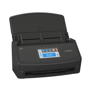Fujitsu ScanSnap iX1500 Color Duplex Document Scanner with color touch screen interface.