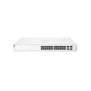 HPE Networking Instant On Network Switch Series 1930 24-Port Gb Smart-Managed Layer 2+ Ethernet Switch with PoE | 24x 1G | 4X SFP+ | 24x CL4 PoE 370W | US Cord (JL684A#ABA)