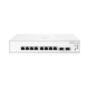 HPE Networking Instant On Network Switch Series 1930 8-Port Gb Smart-Managed Layer 2+ Ethernet Switch | 8X 1G | 2X SFP | US Cord (JL680A#ABA)