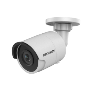 Hikvision DS-2CD2083G0-I 8MP 4K EXIR bullet CCTV camera mounted outdoors for security surveillance