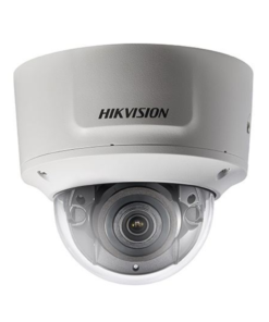 Hikvision DS-2CD2785G0-IZS 8MP dome camera installed outdoors