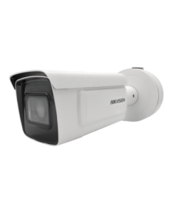Hikvision iDS-2CD7A46G0/P-IZHSY 4MP LPR bullet camera mounted outdoors