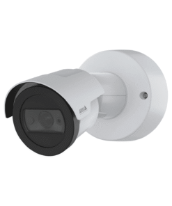 AXIS M2036-LE outdoor 4MP bullet camera with built-in IR and weatherproof IK08 casing.