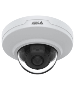 AXIS M3086-V indoor dome camera with 4MP resolution and wide-angle field of view.