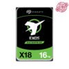 Seagate Exos X18 16TB Enterprise HDD - CMR 3.5 Inch Hyperscale SATA 6Gb/s, 7200 RPM, 512e and 4Kn FastFormat, Low Latency with Enhanced Caching (ST16000NM000J)