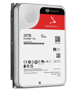Seagate IronWolf Pro, 20TB NAS Internal HDD –CMR 3.5 Inch SATA 6 Gb/s, 7,200 RPM, 256MB Cache for RAID Network Attached Storage, Rescue Services