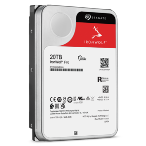 Seagate IronWolf Pro, 20TB NAS Internal HDD –CMR 3.5 Inch SATA 6 Gb/s, 7,200 RPM, 256MB Cache for RAID Network Attached Storage, Rescue Services