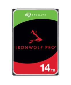 Seagate ST14000NE0008 IronWolf Pro 14TB NAS hard drive for high-performance storage, reliable data backup, and enterprise NAS systems