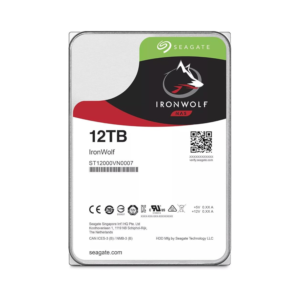 ST12000VN0007 12TB IronWolf NAS hard drive for network storage and RAID systems
