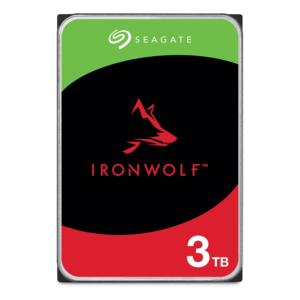 Seagate ST3000VN007 IronWolf 3TB NAS hard drive for reliable network storage, RAID performance, and 24/7 continuous NAS operation
