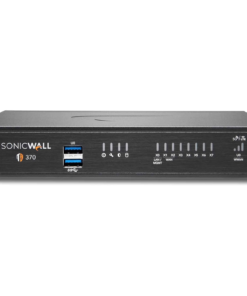 SonicWall TZ370 02-SSC-6443 firewall installed in business network setup