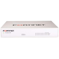 FortiGate-60F desktop firewall appliance front and rear view