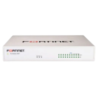 Fortinet FG-61F desktop firewall appliance front and rear view