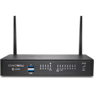SonicWall TZ370W 02-SSC-7289 wireless firewall installed in office network