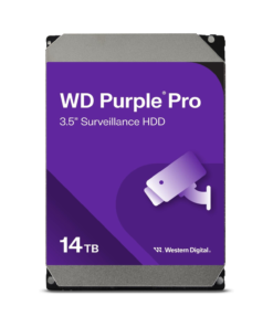 Western Digital WD141PURP Purple Pro 14TB surveillance hard drive for AI CCTV DVR NVR