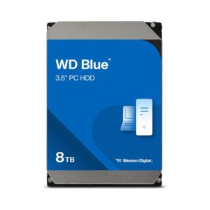 Western Digital WD80EAAZ Blue 8TB internal desktop hard drive for PC storage