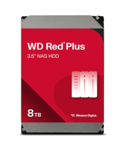 Western Digital WD80EFPX Red Plus 8TB NAS hard drive for RAID NAS storage systems