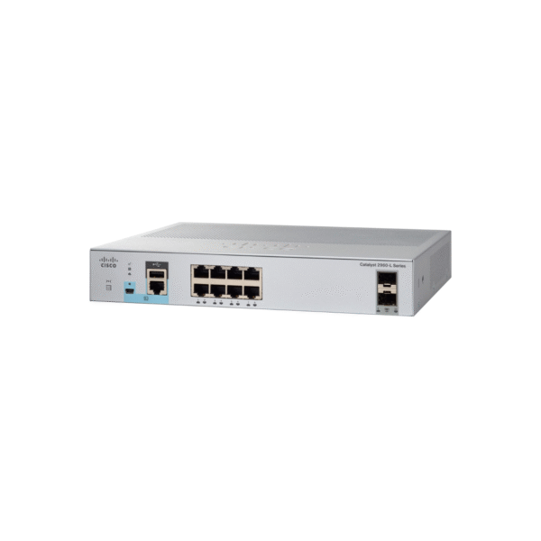 Cisco WS-C2960L-8TS-LL 8-Port Layer 2 Fanless Network Switch