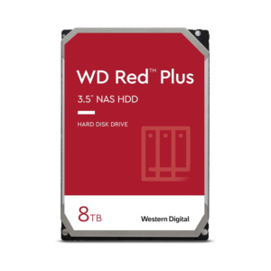 Western Digital WD80EFZZ Red Plus 8TB NAS hard drive for RAID storage