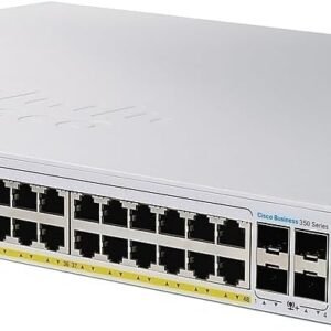Cisco Business CBS350-48FP-4X 48-Port PoE+ managed switch with 4 10G SFP+ uplinks for enterprise networks