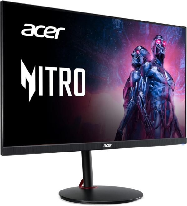 Acer Nitro 27" WQHD 2560 x 1440 PC Gaming IPS Monitor | AMD FreeSync Premium Up to 180Hz Refresh 0.5ms DCI-P3 95% 1 Display Port 1.2 & 2 HDMI 2.0 XV271U M3bmiiprx,Black