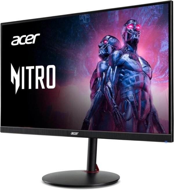 Acer Nitro 27" WQHD 2560 x 1440 PC Gaming IPS Monitor | AMD FreeSync Premium Up to 180Hz Refresh 0.5ms DCI-P3 95% 1 Display Port 1.2 & 2 HDMI 2.0 XV271U M3bmiiprx,Black