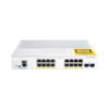 Cisco C1000-16P-2G-L 16 Port PoE Managed Switch Front View Compact Business Network Device