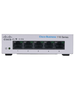 Cisco Business CBS110-5T-D 5-Port Gigabit unmanaged network switch for office and home use